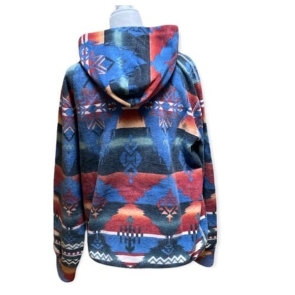 Polo Ralph Lauren Serape Aztec Beacon Hoodie Size M NWT Southwestern Fleece - Picture 3 of 6